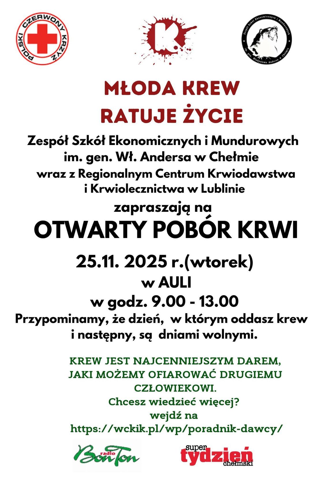 Akcja krew w Chełmie