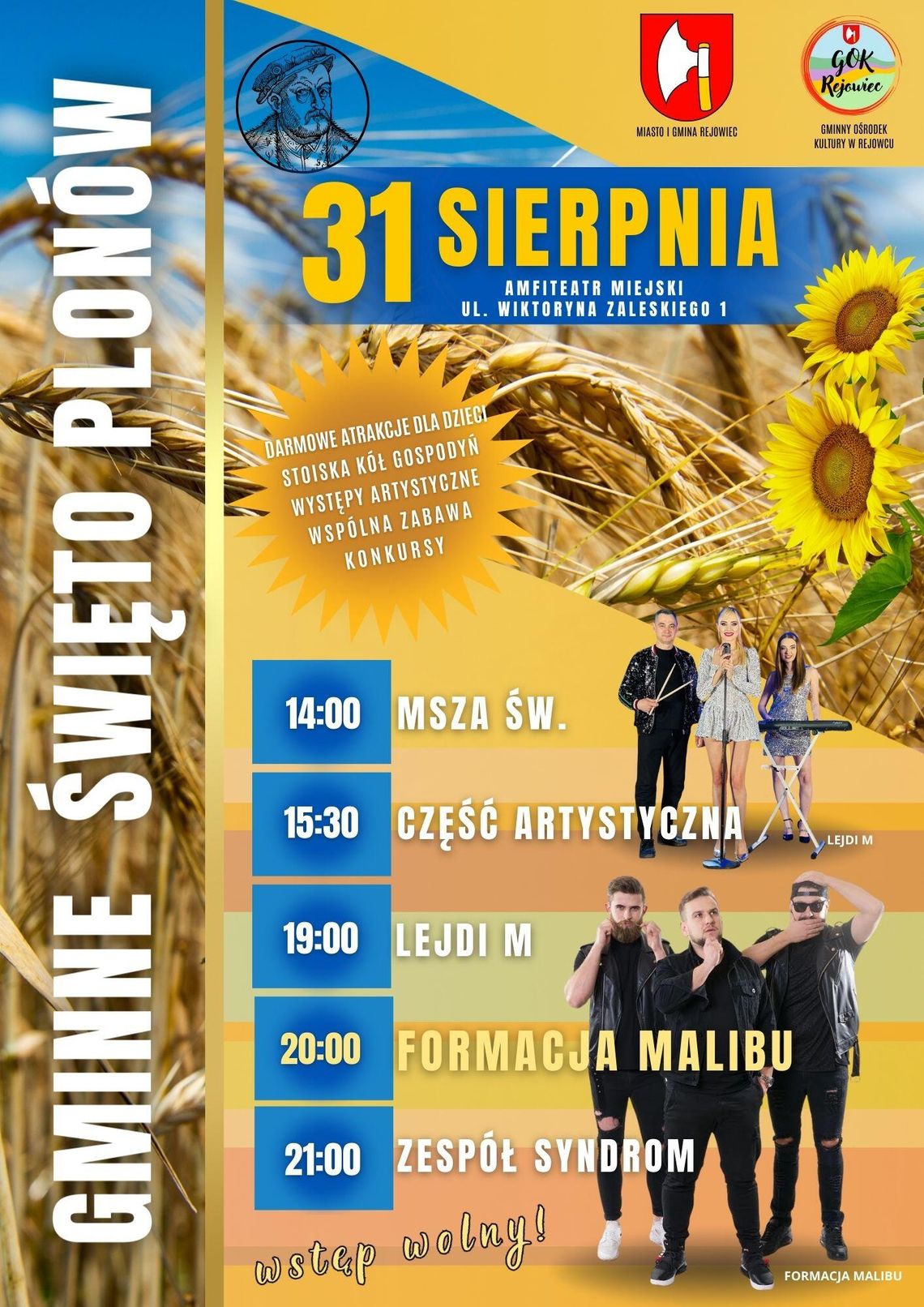 Rejowiec zaprasza na Dożynki Gminne