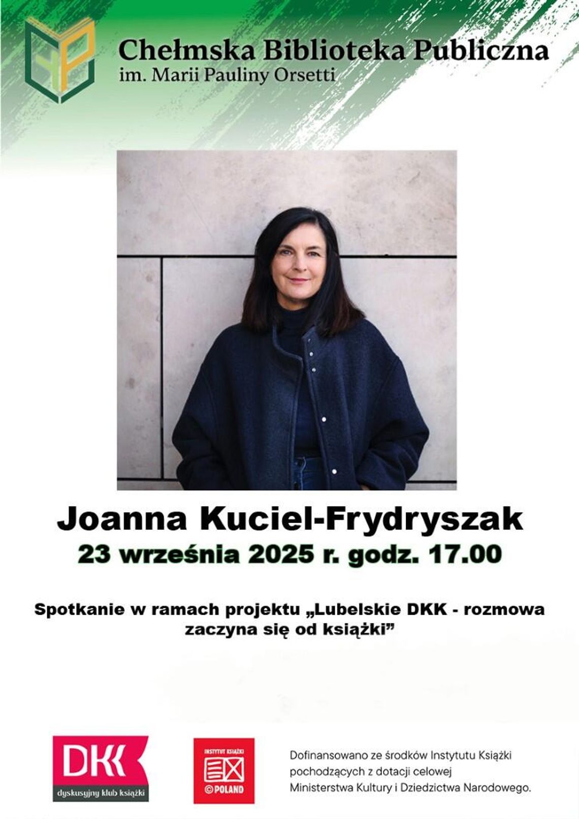Spotkanie z autorką bestsellera „Chłopki” w Chełmie