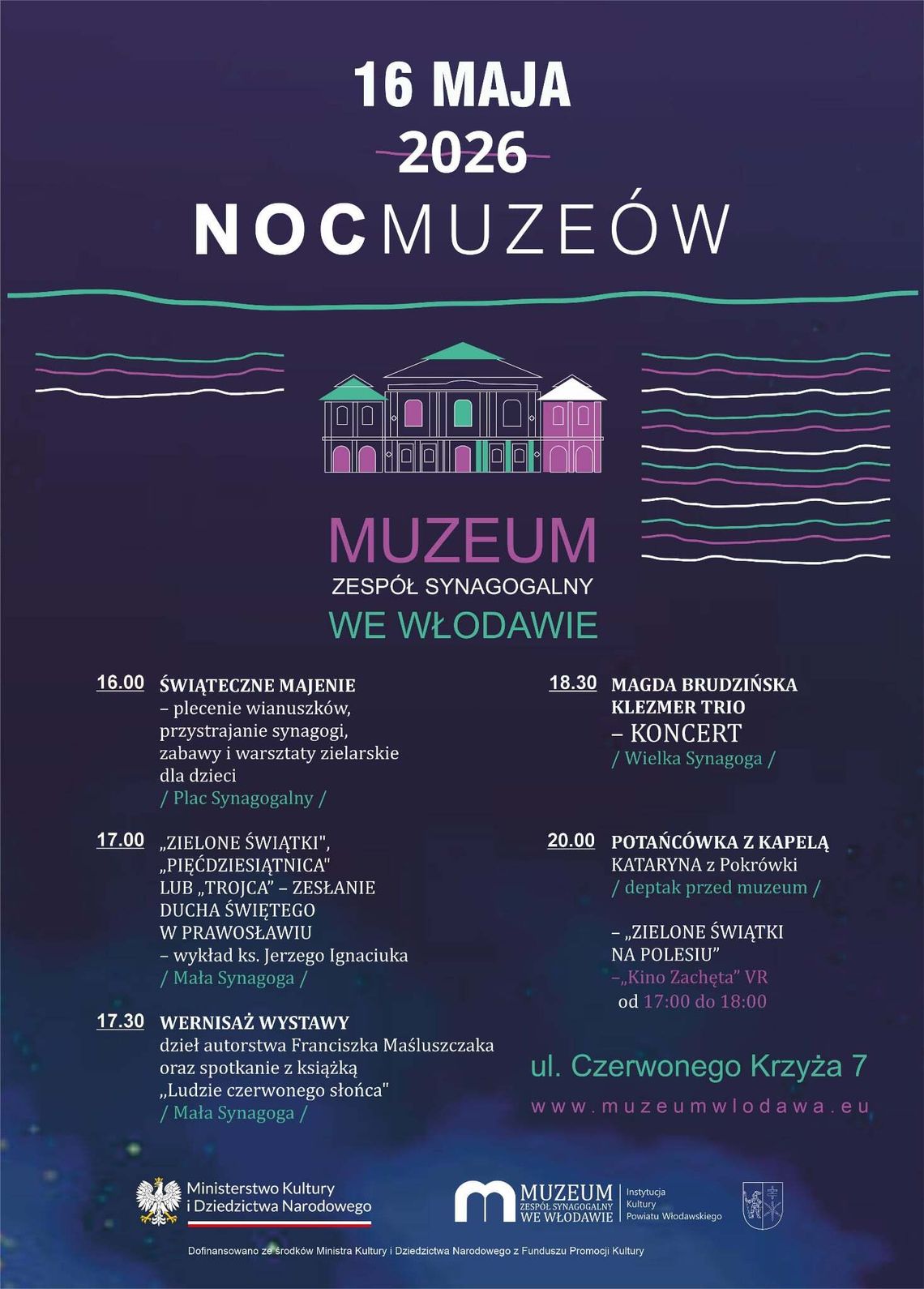 Noc muzeów we Włodawie odbędzie się 16 maja o godzinie 16:00.