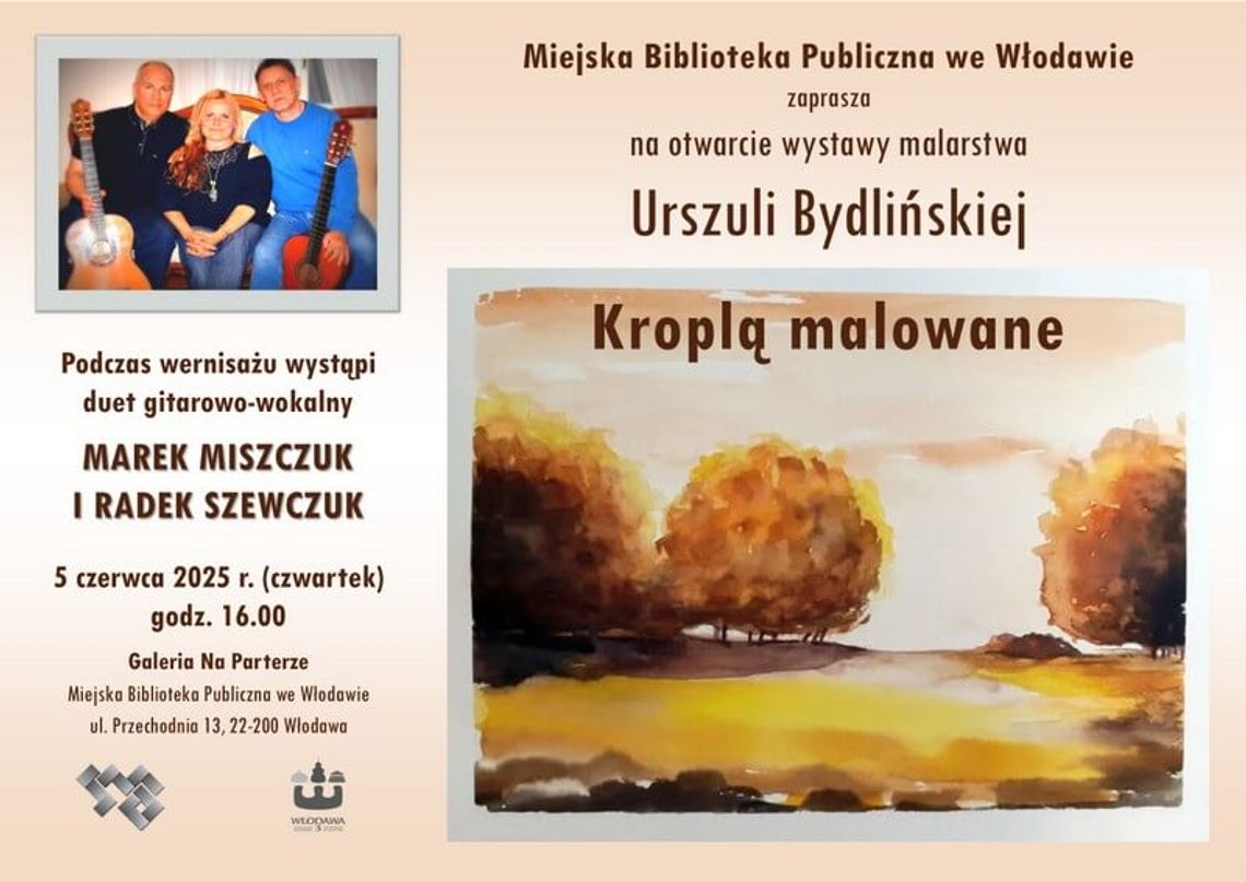 Włodawa. Nowy cykl prac Urszuli Bydlińskiej w Miejskiej Bibliotece Publicznej Włodawa. Nowy cykl prac Urszuli Bydlińskiej w Miejskiej Bibliotece Publicznej