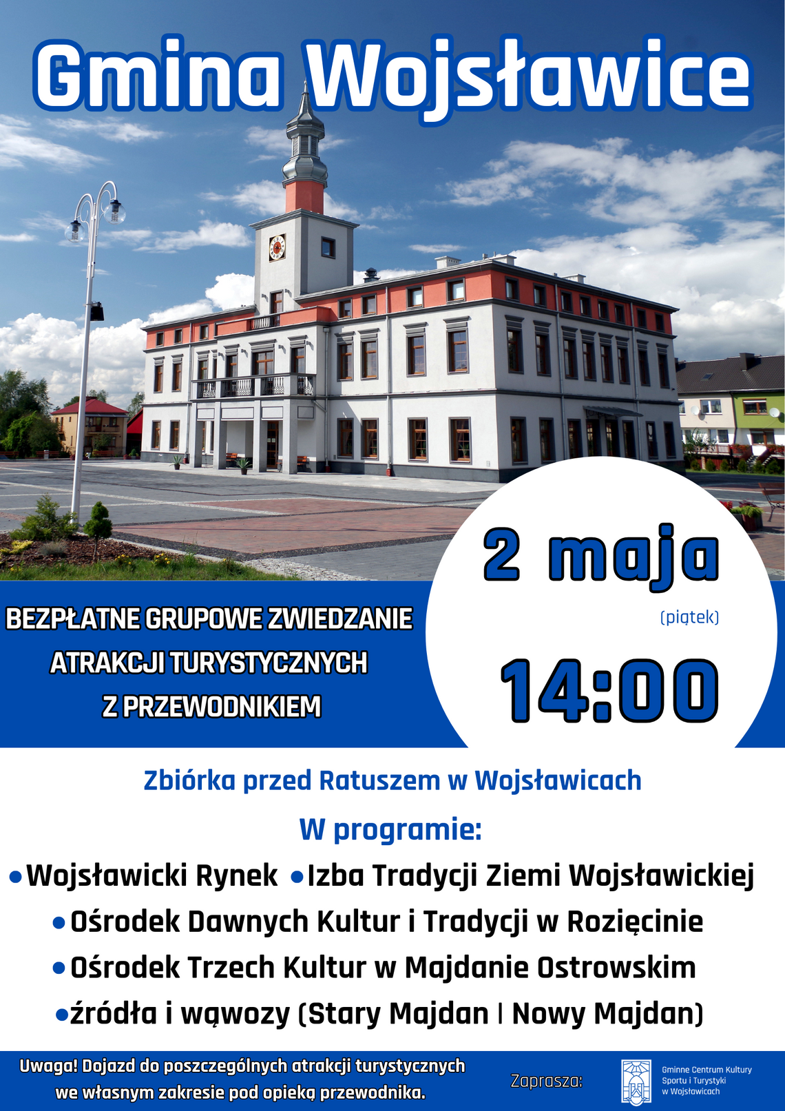 Zaproszenie do odkrywania gminy Wojsławice podczas majowego weekendu Zaproszenie do odkrywania gminy Wojsławice podczas majowego weekendu