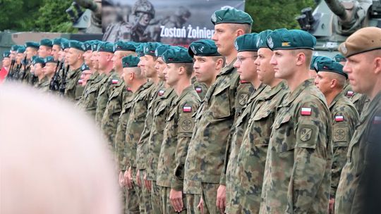 Złożenie przysięgi wojskowej w Chełmie