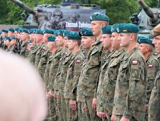 Złożenie przysięgi wojskowej w Chełmie