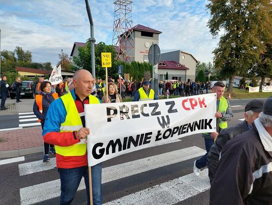 II protest w Wólce Orłowskiej przeciw planom budowy kolei dużych prędkości