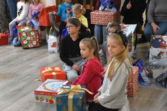 Fajsławiccy Mikołajowie w akcji. Odwiedzili Nasz Dom w Tuligłowach