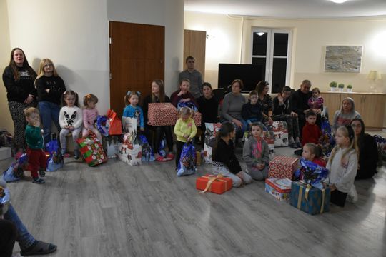 Fajsławiccy Mikołajowie w akcji. Odwiedzili Nasz Dom w Tuligłowach