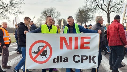 Protest przeciw CPK - Zakręcie 19-03-2023 (Fot. Grzegorz Drozdalski)