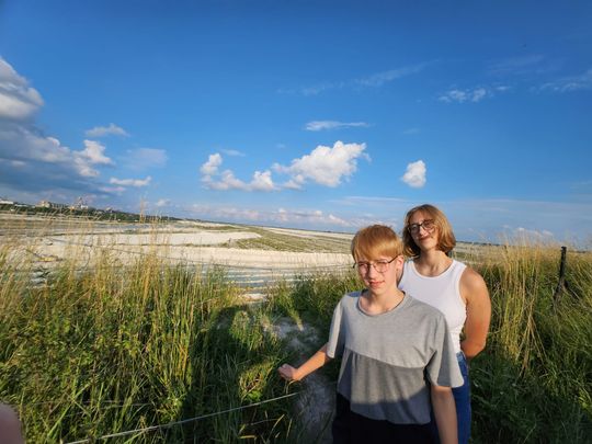 Chełm kreda stoi - piękiny widok na kopalnię