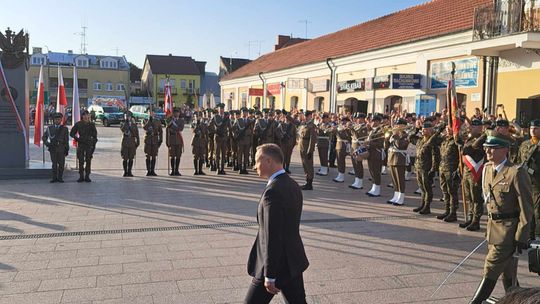 Uroczystość odsłonięcia pomnika Rzeczpospolitej Włodawskiej