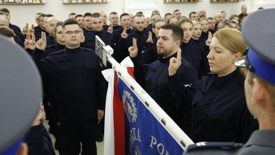 78 nowych funkcjonariuszy w szeregach Policji Lubelskiej [GALERIA ZDJĘĆ]