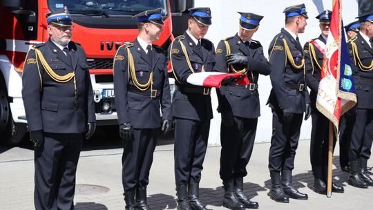 Uroczysta zbiórka funkcjonariuszy Państwowej Straży Pożarnej w Chełmie (13.05)