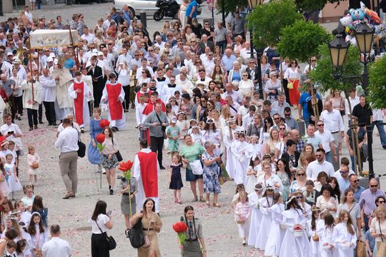 Chełm. Boże Ciało 2024. Procesja przeszła ulicami miasta [GALERIA ZDJĘĆ]