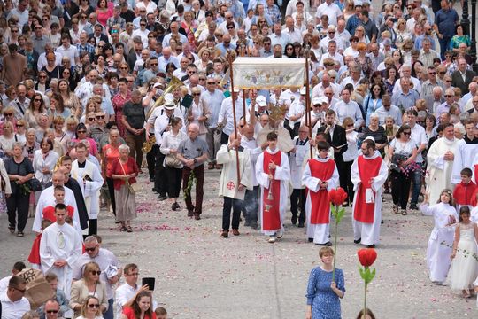 Chełm. Boże Ciało 2024. Procesja przeszła ulicami miasta [GALERIA ZDJĘĆ]