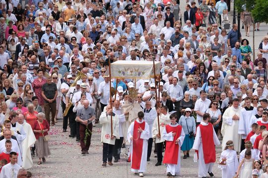 Chełm. Boże Ciało 2024. Procesja przeszła ulicami miasta [GALERIA ZDJĘĆ]