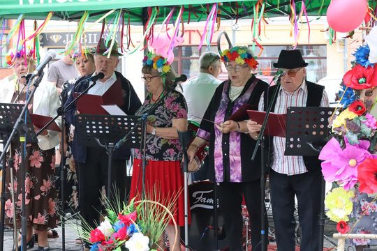 Chełmska biesiada seniorów  "Na ludową nutę z wiankiem w tle" [GALERIA ZDJĘĆ]