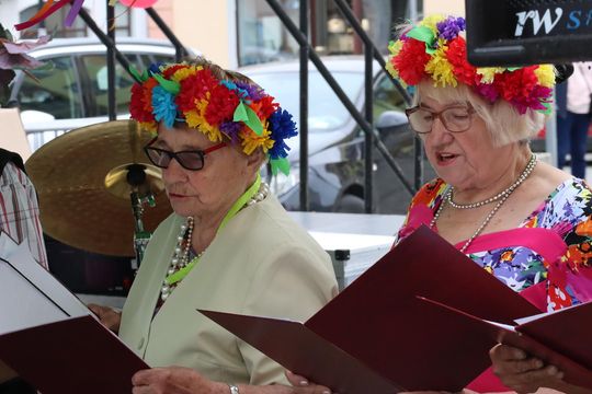 Chełmska biesiada seniorów  "Na ludową nutę z wiankiem w tle" [GALERIA ZDJĘĆ]