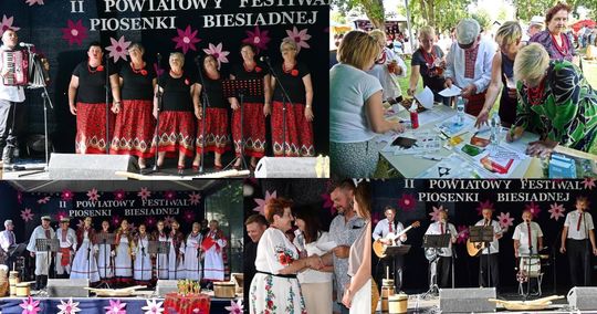 Gm. Rejowiec Fabryczny. II Powiatowy Festiwal Piosenki Biesiadnej [GALERIA ZDJĘCIA]