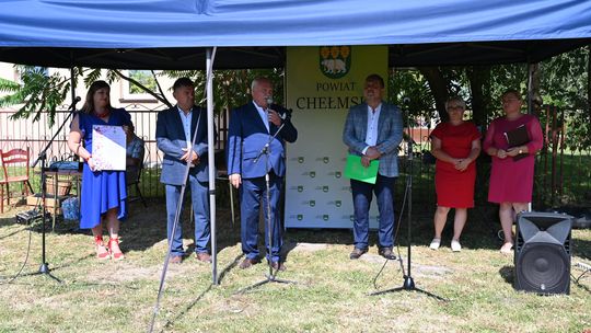 Powiat chełmski. Uroczyste otwarcie drogi powiatowej Żmudź Kolonia – Wólka Leszczańska oraz chodnika  [GALERIA ZDJĘĆ]