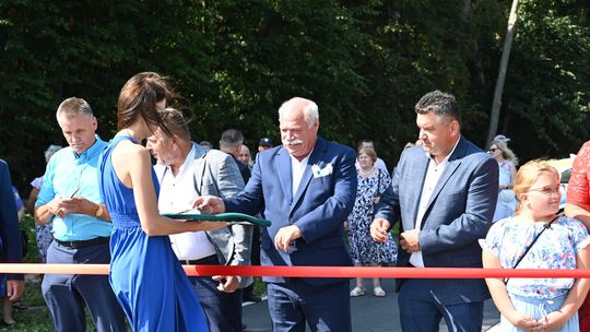 Powiat chełmski. Uroczyste otwarcie drogi powiatowej Żmudź Kolonia – Wólka Leszczańska oraz chodnika  [GALERIA ZDJĘĆ]