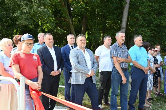 Powiat chełmski. Uroczyste otwarcie drogi powiatowej Żmudź Kolonia – Wólka Leszczańska oraz chodnika  [GALERIA ZDJĘĆ]