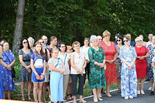 Powiat chełmski. Uroczyste otwarcie drogi powiatowej Żmudź Kolonia – Wólka Leszczańska oraz chodnika  [GALERIA ZDJĘĆ]