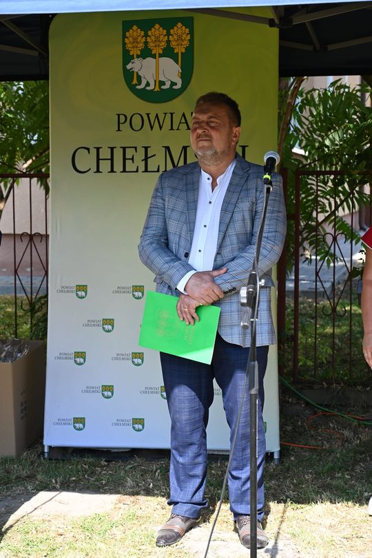 Powiat chełmski. Uroczyste otwarcie drogi powiatowej Żmudź Kolonia – Wólka Leszczańska oraz chodnika  [GALERIA ZDJĘĆ]