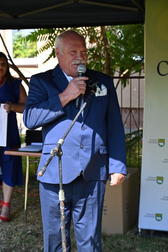 Powiat chełmski. Uroczyste otwarcie drogi powiatowej Żmudź Kolonia – Wólka Leszczańska oraz chodnika  [GALERIA ZDJĘĆ]