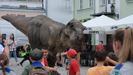 Dzień Sportu w Chełmie. Były nawet dinozaury... [GALERIA ZDJĘĆ]