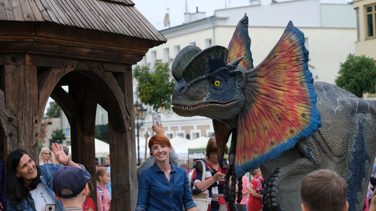 Dzień Sportu w Chełmie. Były nawet dinozaury... [GALERIA ZDJĘĆ]