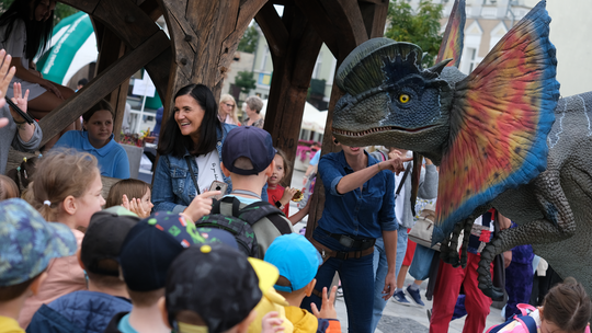 Dzień Sportu w Chełmie. Były nawet dinozaury... [GALERIA ZDJĘĆ]