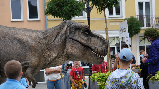 Dzień Sportu w Chełmie. Były nawet dinozaury... [GALERIA ZDJĘĆ]