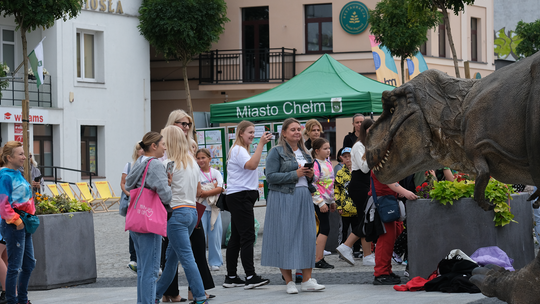 Dzień Sportu w Chełmie. Były nawet dinozaury... [GALERIA ZDJĘĆ]