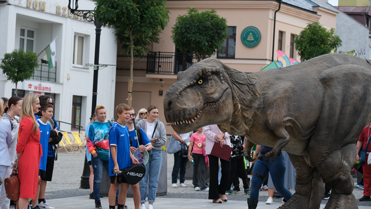 Dzień Sportu w Chełmie. Były nawet dinozaury... [GALERIA ZDJĘĆ]