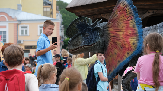 Dzień Sportu w Chełmie. Były nawet dinozaury... [GALERIA ZDJĘĆ]