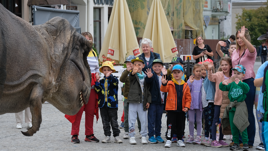 Dzień Sportu w Chełmie. Były nawet dinozaury... [GALERIA ZDJĘĆ]