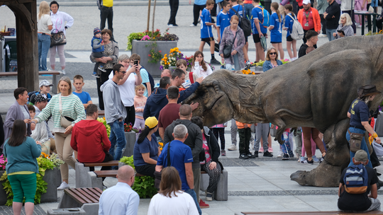 Dzień Sportu w Chełmie. Były nawet dinozaury... [GALERIA ZDJĘĆ]