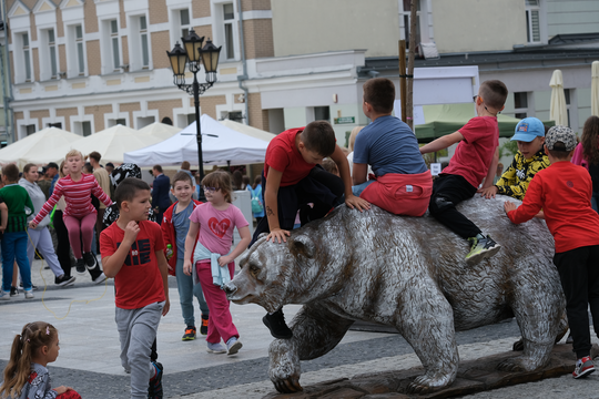 Dzień Sportu w Chełmie. Były nawet dinozaury... [GALERIA ZDJĘĆ]