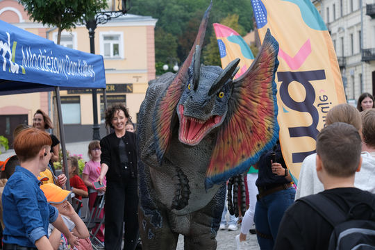 Dzień Sportu w Chełmie. Były nawet dinozaury... [GALERIA ZDJĘĆ]