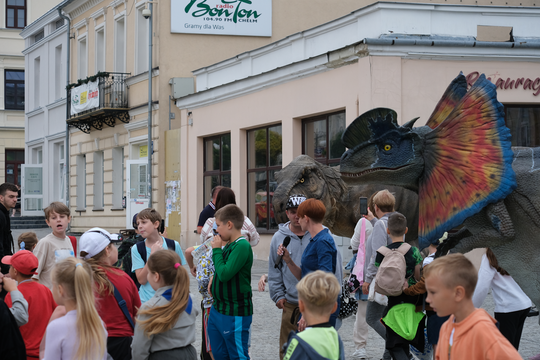 Dzień Sportu w Chełmie. Były nawet dinozaury... [GALERIA ZDJĘĆ]