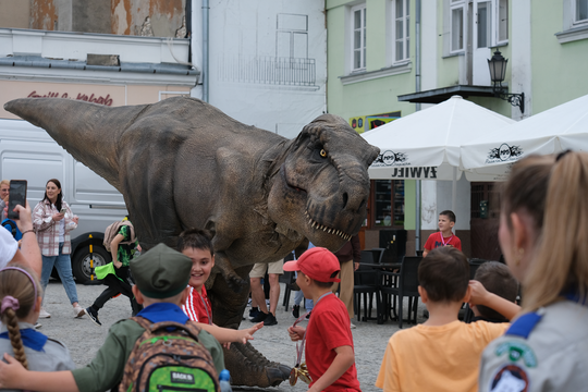 Dzień Sportu w Chełmie. Były nawet dinozaury... [GALERIA ZDJĘĆ]