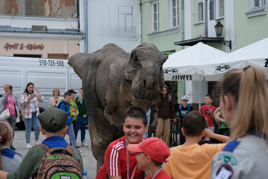 Dzień Sportu w Chełmie. Były nawet dinozaury... [GALERIA ZDJĘĆ]