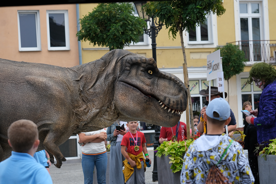 Dzień Sportu w Chełmie. Były nawet dinozaury... [GALERIA ZDJĘĆ]
