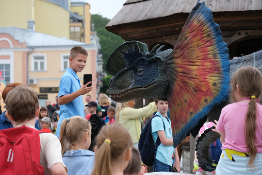 Dzień Sportu w Chełmie. Były nawet dinozaury... [GALERIA ZDJĘĆ]