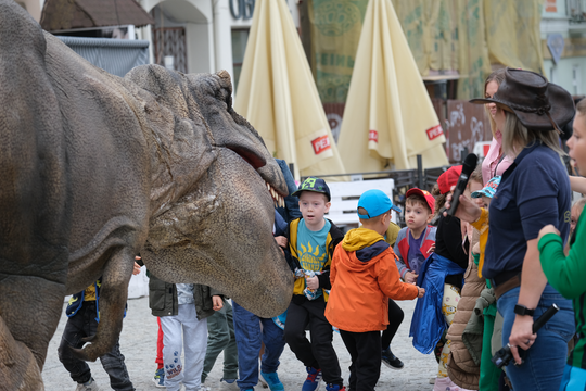 Dzień Sportu w Chełmie. Były nawet dinozaury... [GALERIA ZDJĘĆ]