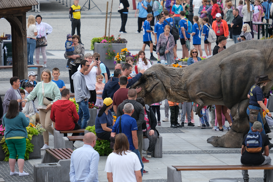 Dzień Sportu w Chełmie. Były nawet dinozaury... [GALERIA ZDJĘĆ]