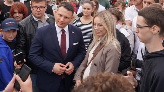 Sławomir Mentzen, pierwszy kandydat na prezydenta, odwiedził Chełm [GALERIA ZDJĘĆ]