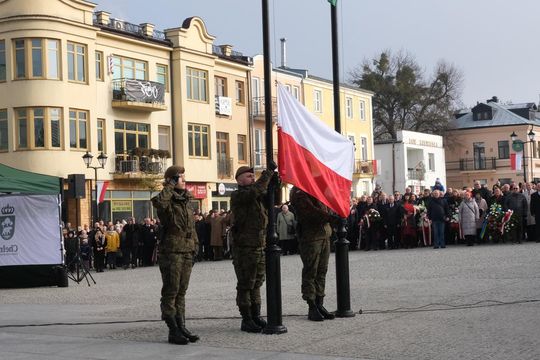 Chełm. Uroczystość z okazji Święta Niepodległości 2024. cz. I  [GALERIA ZDJĘĆ]