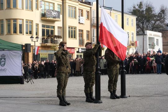 Chełm. Uroczystość z okazji Święta Niepodległości 2024. cz. I  [GALERIA ZDJĘĆ]