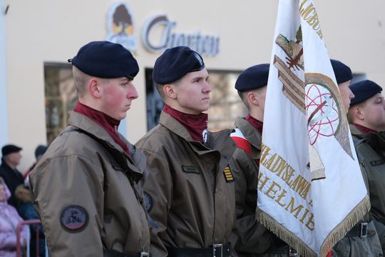 Chełm. Uroczystość z okazji Święta Niepodległości 2024. cz. I  [GALERIA ZDJĘĆ]